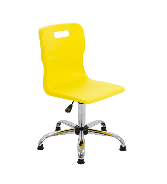 Titan Swivel Senior Chair Swivel TC Group Yellow Glides 