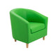 Vibrant Tub Armchair with Wooden Feet SOFT SEATING & RECEP TC Group Green 