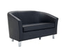 Vibrant Tub Sofa Metal Feet SOFT SEATING & RECEP TC Group Black 