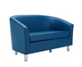 Vibrant Tub Sofa Metal Feet SOFT SEATING & RECEP TC Group Blue 