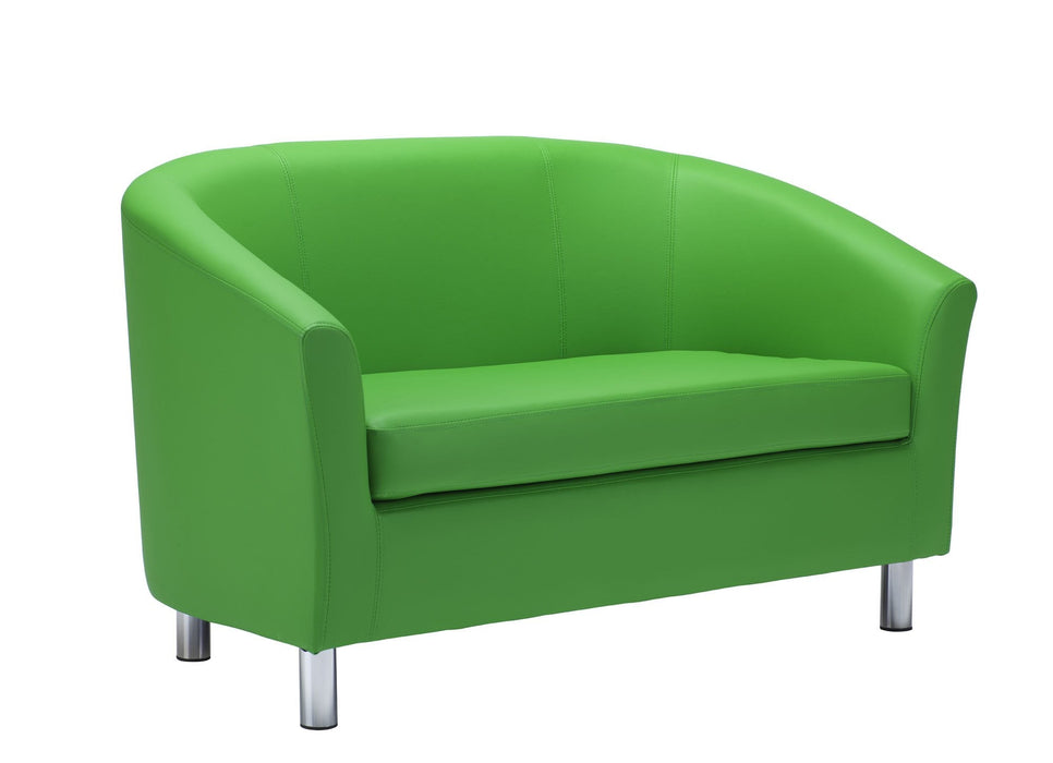 Vibrant Tub Sofa Metal Feet SOFT SEATING & RECEP TC Group Light Green 