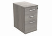 Workwise Desk High Office Storage Unit Furniture TC GROUP 600 Deep Grey Oak 