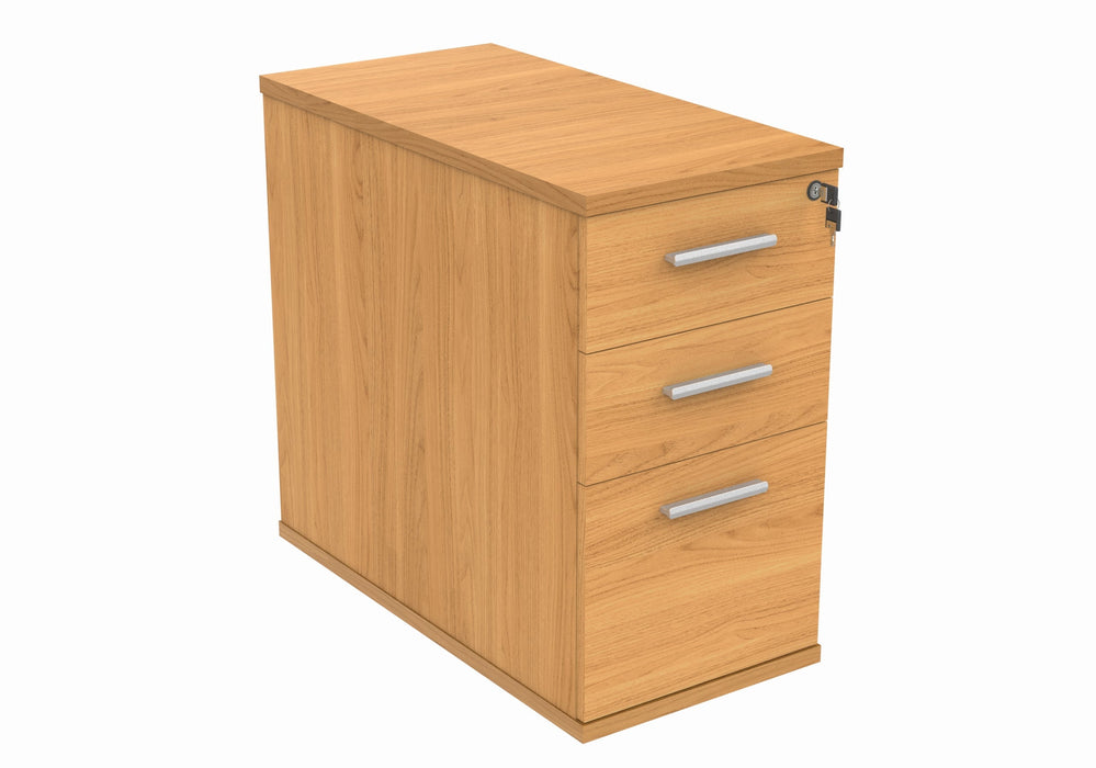 Workwise Desk High Office Storage Unit Furniture TC GROUP 800 Deep Beech 