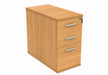 Workwise Desk High Office Storage Unit Furniture TC GROUP 800 Deep Beech 